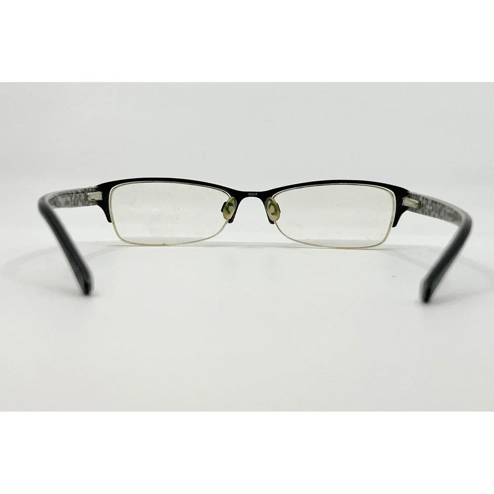 Bebe Eyeglasses Womens Black Leopard Print Agreeable BB5010 53-17-135